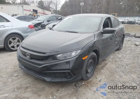 2020 Honda Civic Lx z USA, uszkodzony, nr VIN 19XFC2F63LE024653